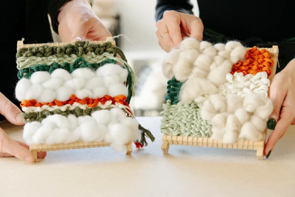 Atelier créatif de tissage contemporain à Dijon