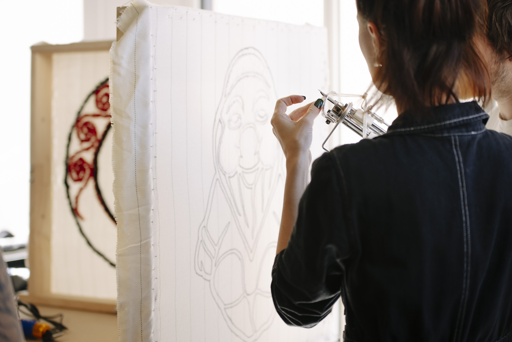 Aperçu d'un atelier créatif de tufting à proximité de Dijon